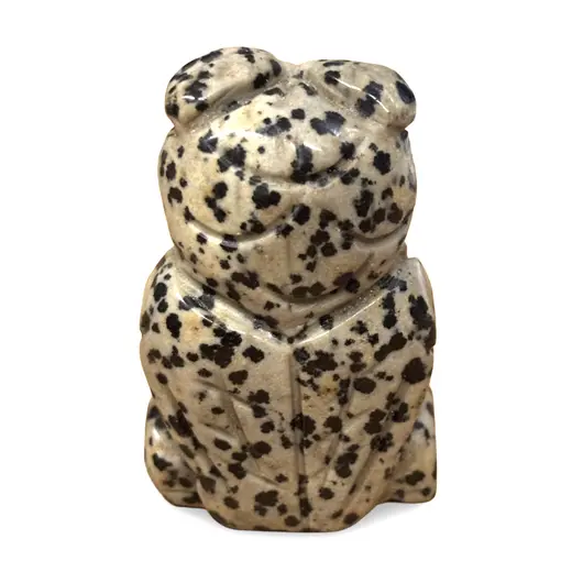 Bufnita jasp dalmatian figurina gravata 47mm, imagine 2