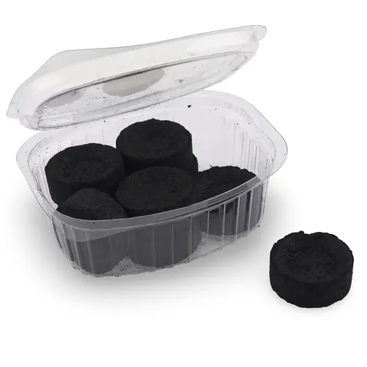 Carbune din vita de vie cu Tamaie, Crin - Natural, 9 carbuni, imagine 2