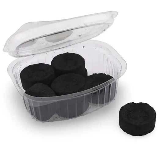 Carbune din vita de vie cu Tamaie, Trandafir - Natural, 9 carbuni, imagine 2