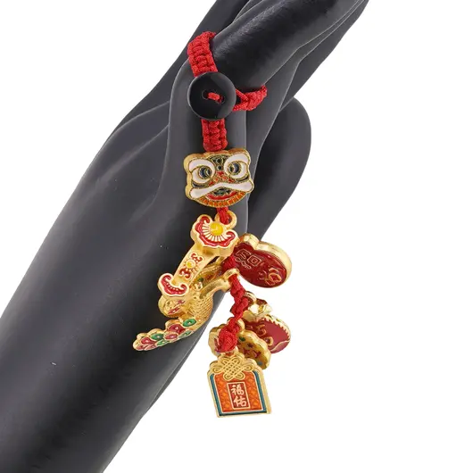Amuleta feng shui cu opt simbouri pentru prosperitate si abundenta, imagine 2