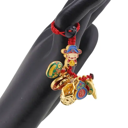 Amuleta feng shui cu opt simbouri pentru protectie si abundenta, imagine 2