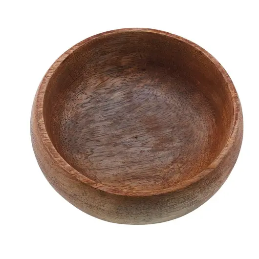 Bol din lemn natural pentru cristale, 10cm, imagine 2