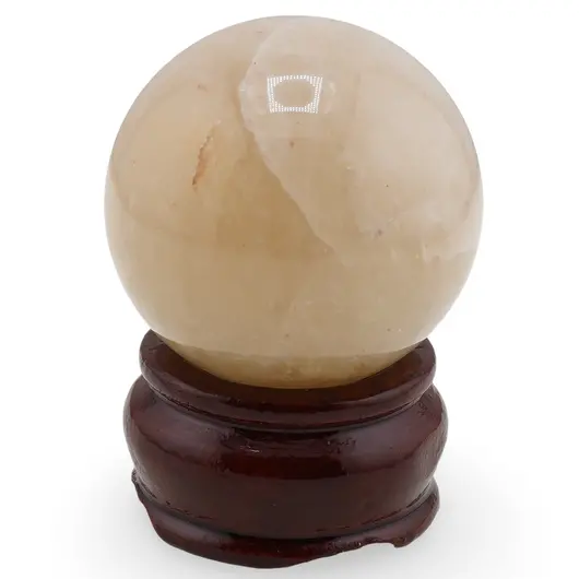 Calcit Galben, sfera naturala unicat, Z13
