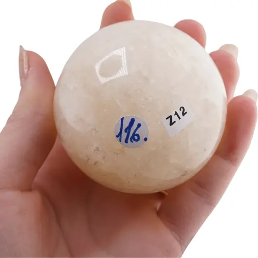 Calcit Galben, sfera naturala unicat, Z12, imagine 2