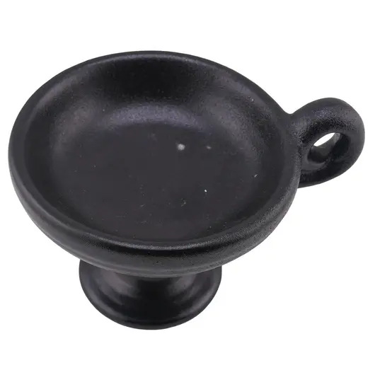 Catuie din ceramica neagra, 11cm, imagine 2