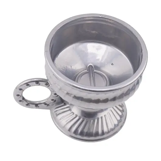 Catuie din metal argintie, 6cm, imagine 2
