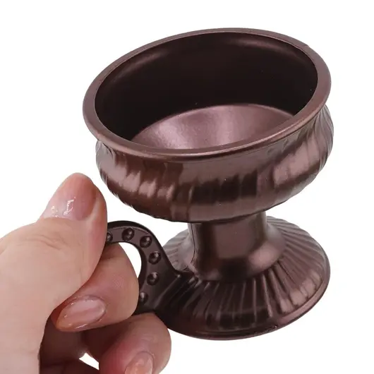 Catuie din metal culoarea cuprului, 6cm, imagine 3
