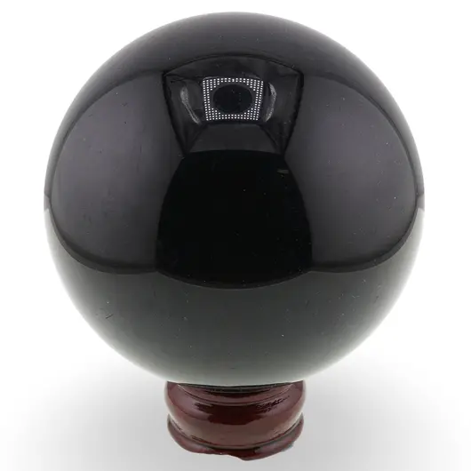 Obsidian, sfera naturala unicat, I11