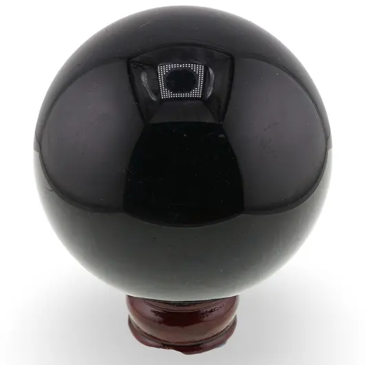 Obsidian, sfera naturala unicat, I12