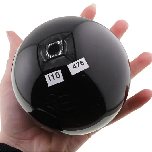 Obsidian, sfera naturala unicat, I10, imagine 2
