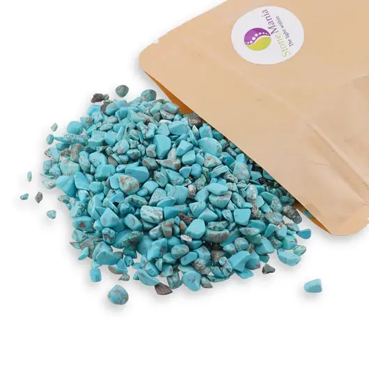 Spartura turcoaz pietre chips 300g