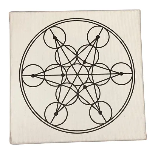 Tablou Cubul lui Metatron 19,5x19,5cm