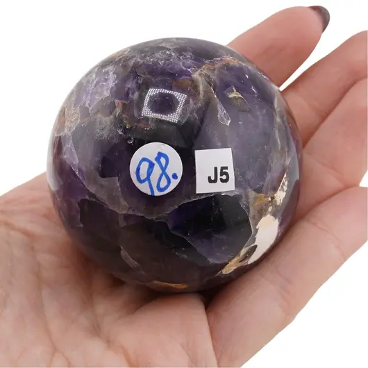 Ametist, sfera naturala unicat, J5, imagine 2