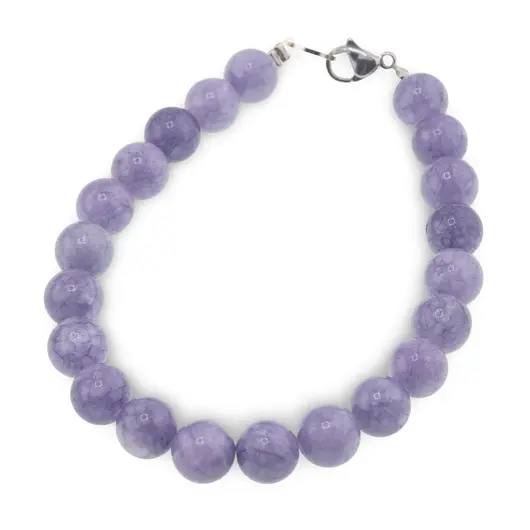 Bratara Angelit violet sfere 8mm