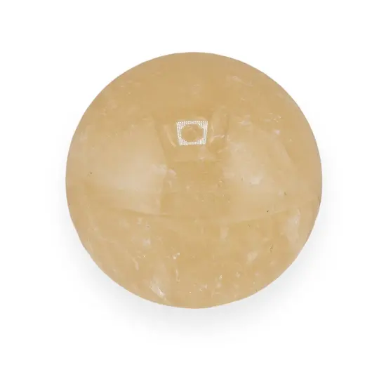 Calcit galben, sfera naturala unicat, A7