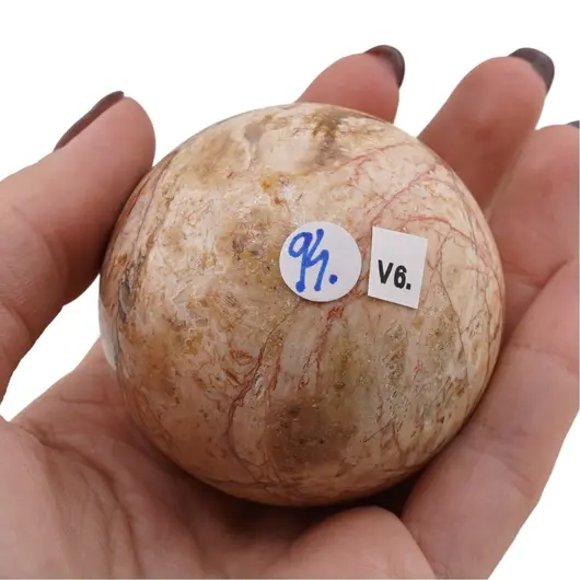 Jasp orbicular, sfera naturala unicat, V6, imagine 2