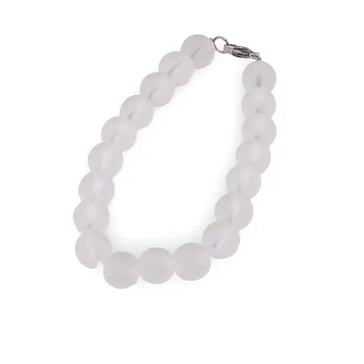 Bratara Cristal de stanca sfere mate 10mm