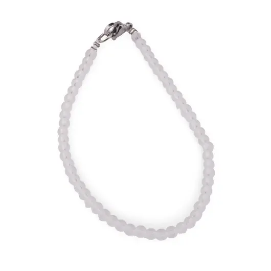 Bratara Cristal de stanca sfere mate 4mm