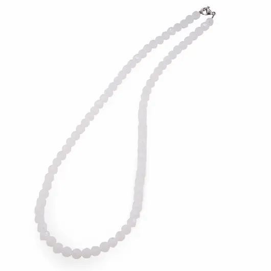 Colier Opalit sfere fatetate 6mm