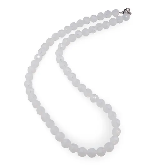 Colier Opalit sfere fatetate 8mm