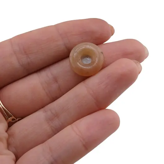 Pandantiv Calcit donut pi, 15mm, imagine 3
