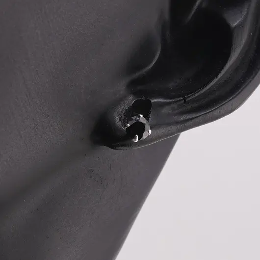 Cercei cu surub din Argint 925 si Spinel, 4mm, imagine 2