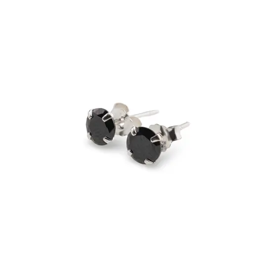 Cercei cu surub din Argint 925 si Spinel, 5mm