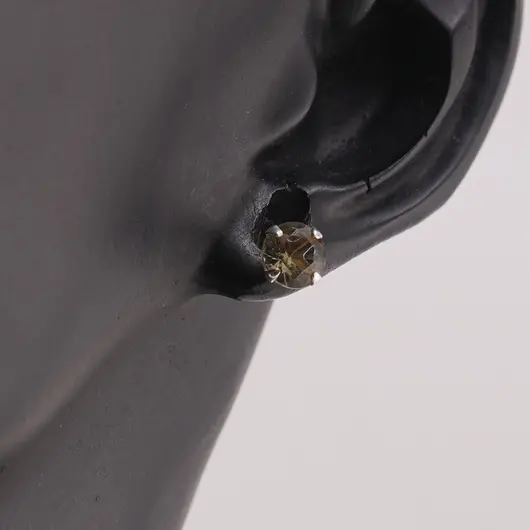 Cercei cu surub din Argint 925 si Zultanit, 5mm, imagine 2