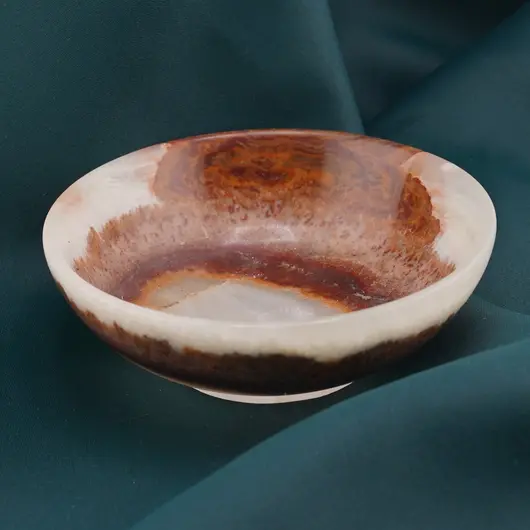 Fructiera din Onix de Pakistan, 10cm, imagine 2