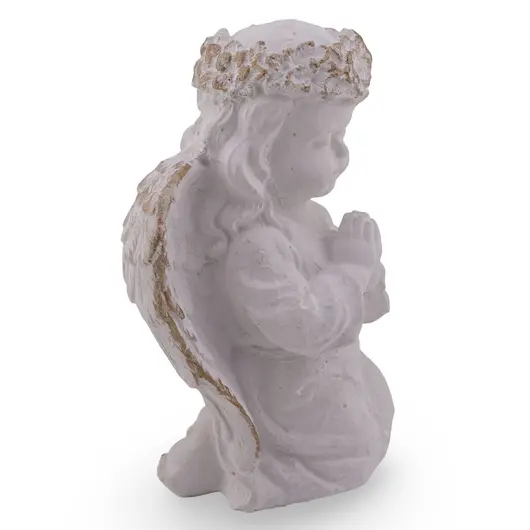 Decoratiune din gips Inger rugandu-se, 15cm, imagine 3