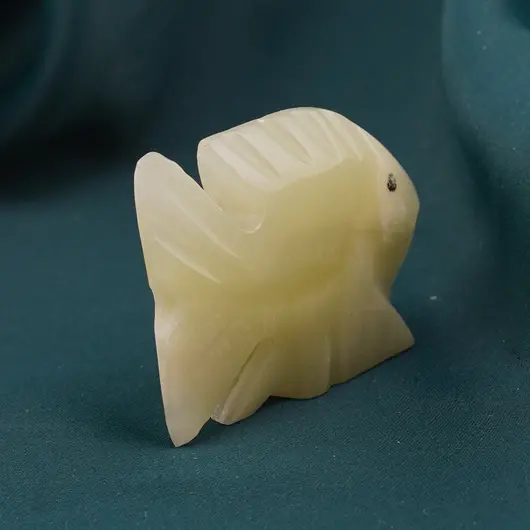 Figurina slefuita din Onix de Pakistan, peste - 4cm, imagine 2