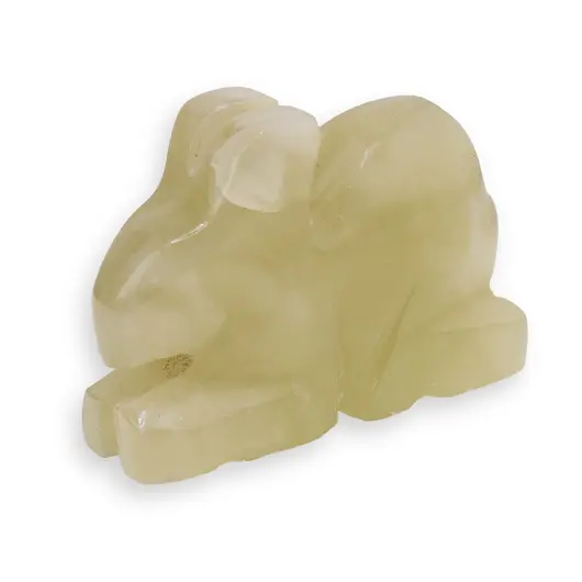 Figurina slefuita din Onix de Pakistan, iepure - 4cm