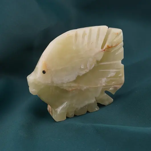 Figurina slefuita din Onix de Pakistan, peste - 8cm, imagine 2