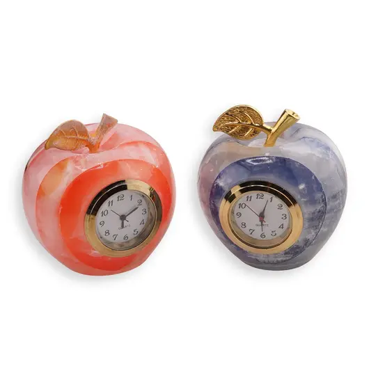 Ceas model mar din Onix de Pakistan colorat, 5cm