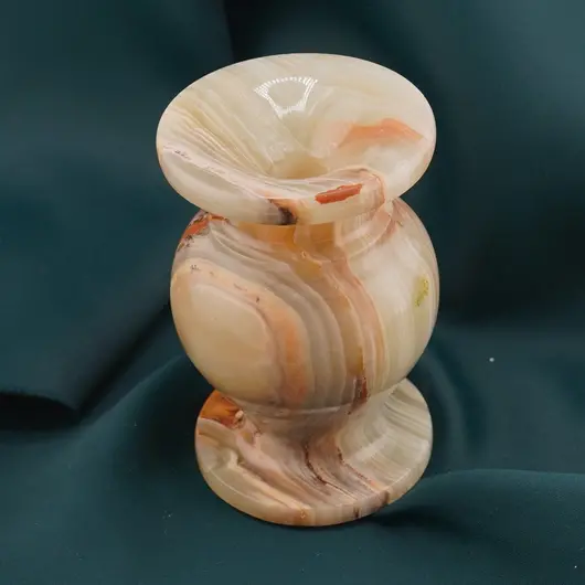 Vaza din Onix de Pakistan diverse forme, 6x10cm, imagine 3