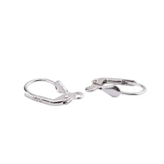 Accesoriu din Argint 925, agatatoare pentru cercei leverback model geometric, trei perechi - 11x9mm, imagine 2