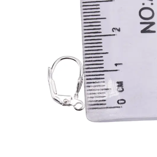 Accesoriu din Argint 925, agatatoare pentru cercei leverback model geometric, trei perechi - 11x9mm, imagine 3