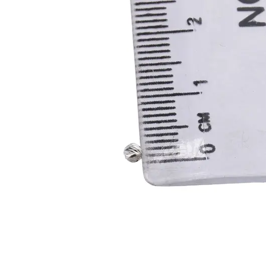 Accesoriu din Argint 925 bumbi gravati 2,5mm - 1g, imagine 3