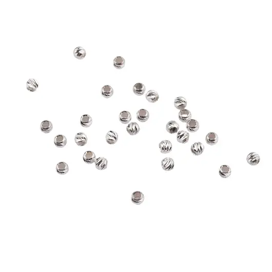 Accesoriu din Argint 925 bumbi gravati 2,5mm - 1g