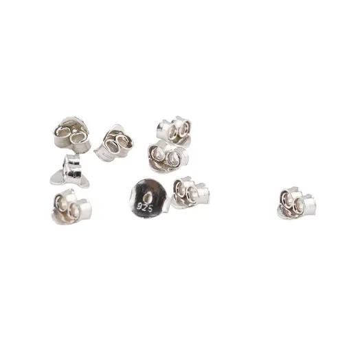 Accesoriu din Argint 925, surub pentru cercei, set 10 buc - 5mm, imagine 2