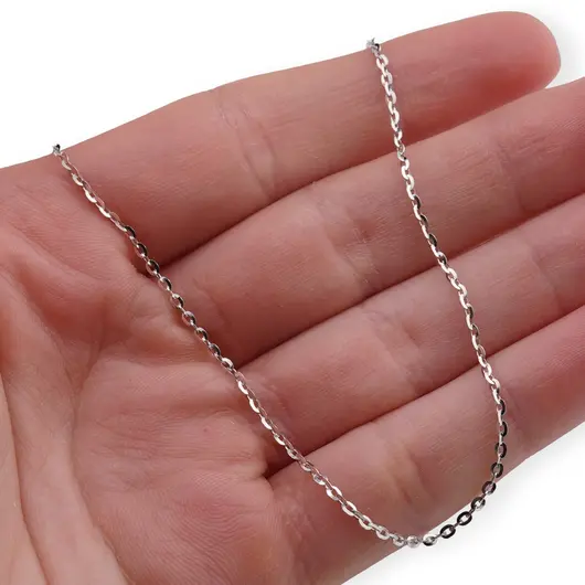 Lant argint 925 rodiat, model cable - 45cm, imagine 4