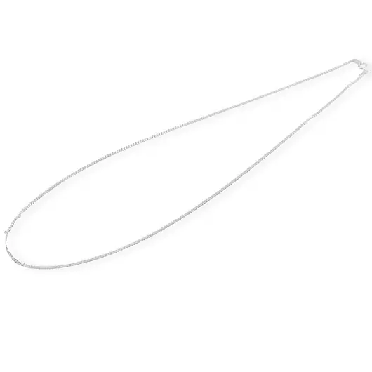 Lant argint 925 rodiat, model curb - 45cm, imagine 2