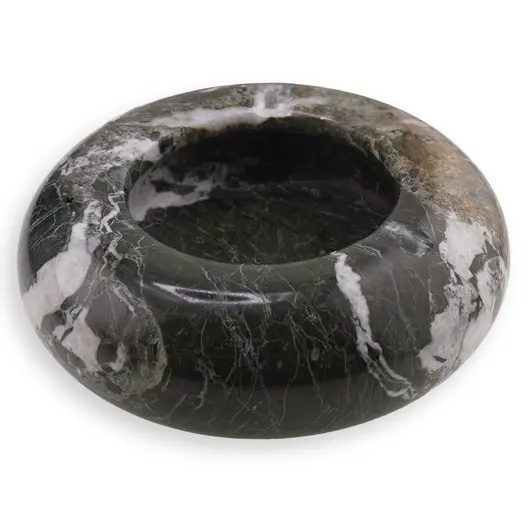 Scrumiera din marmura, black zebra - 10cm