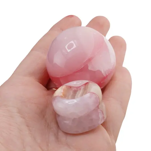 Sfera din Onix de Pakistan colorat cu suport - 3,5cm, imagine 3