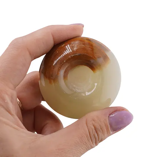 Sfera din Onix de Pakistan cu suport, 7cm, imagine 5