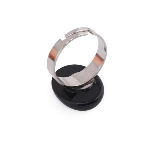 Inel reglabil Onix oval, 18-20mm, imagine 2