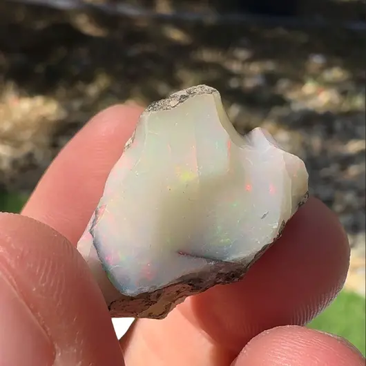Opal Etiopian de Foc, brut, E1, imagine 2