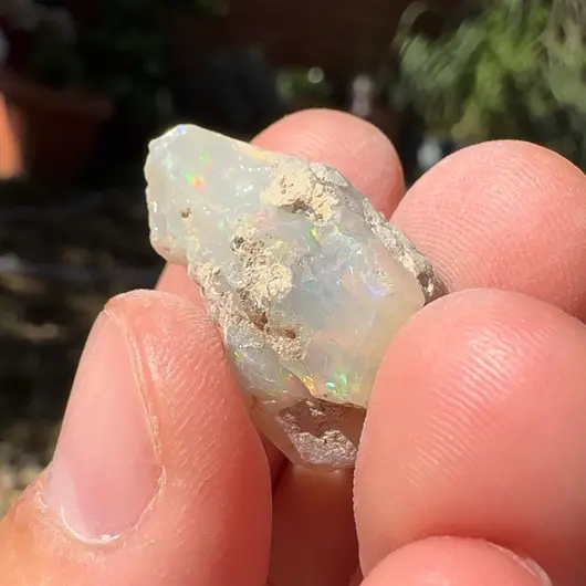 Opal Etiopian de Foc, brut, E17, imagine 2