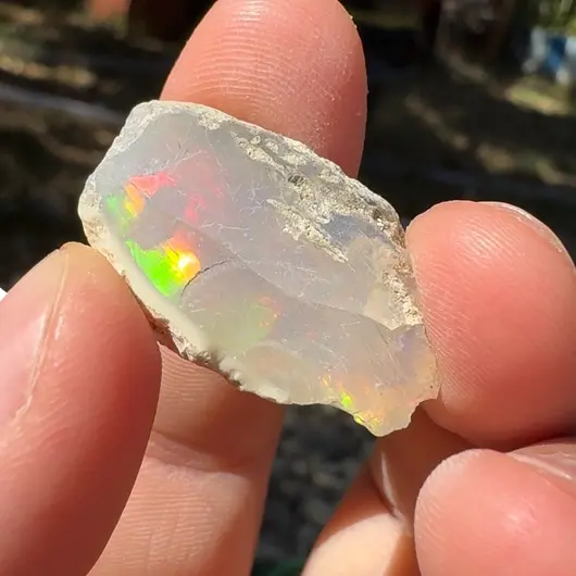 Opal Etiopian de Foc, brut, E22, imagine 2