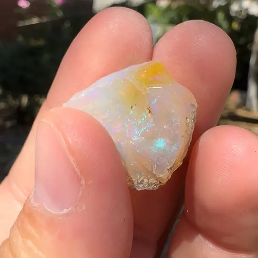 Opal Etiopian de Foc, brut, E49, imagine 2